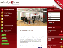 Tablet Screenshot of ambridgeharris.co.uk
